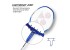 Yonex GR 303 F Multicolor Strung Badminton Racquet  (Pack of: 1, 95 g)